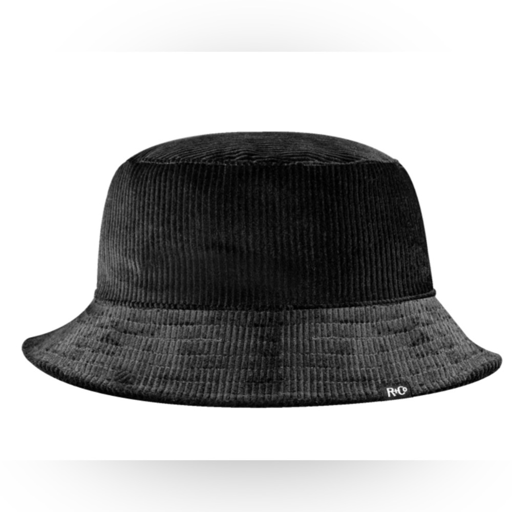 R+Co Black Corduroy Bucket Hat NWT One Size